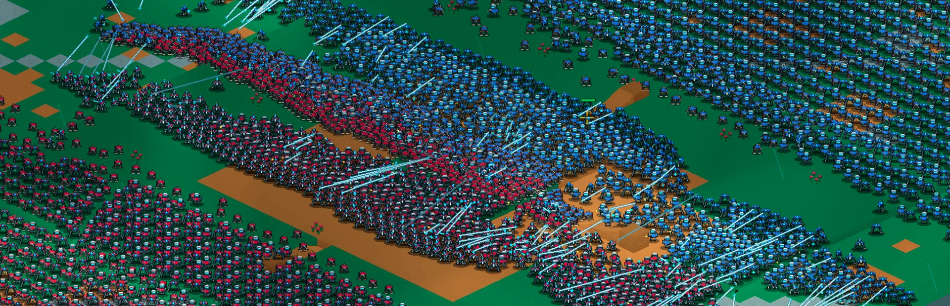 Up to 8000+ units battles!